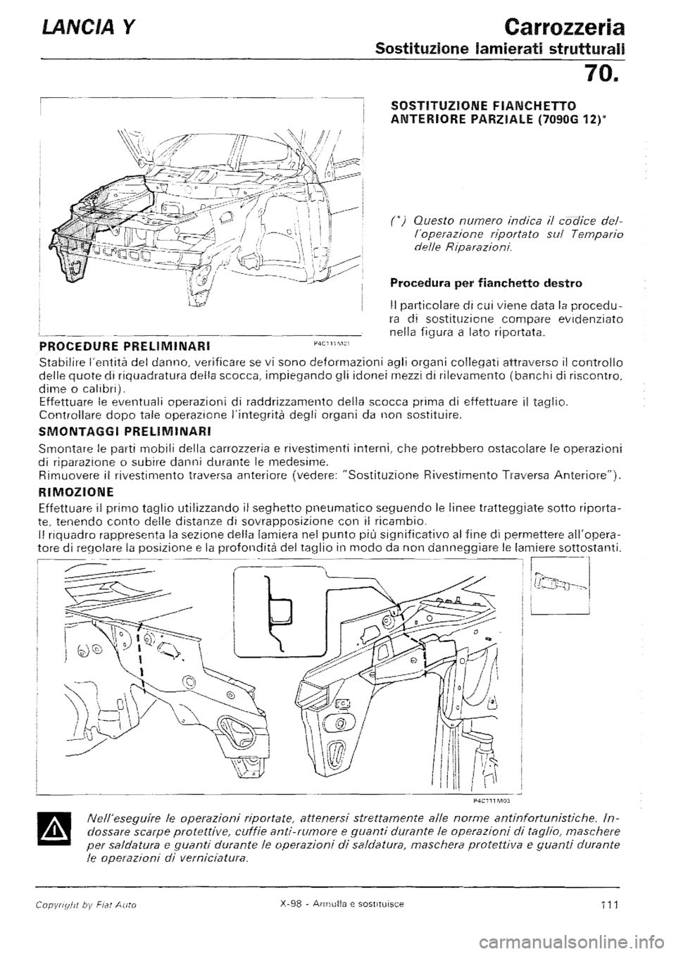 LANCIA Y 1997  Service Repair Manual 