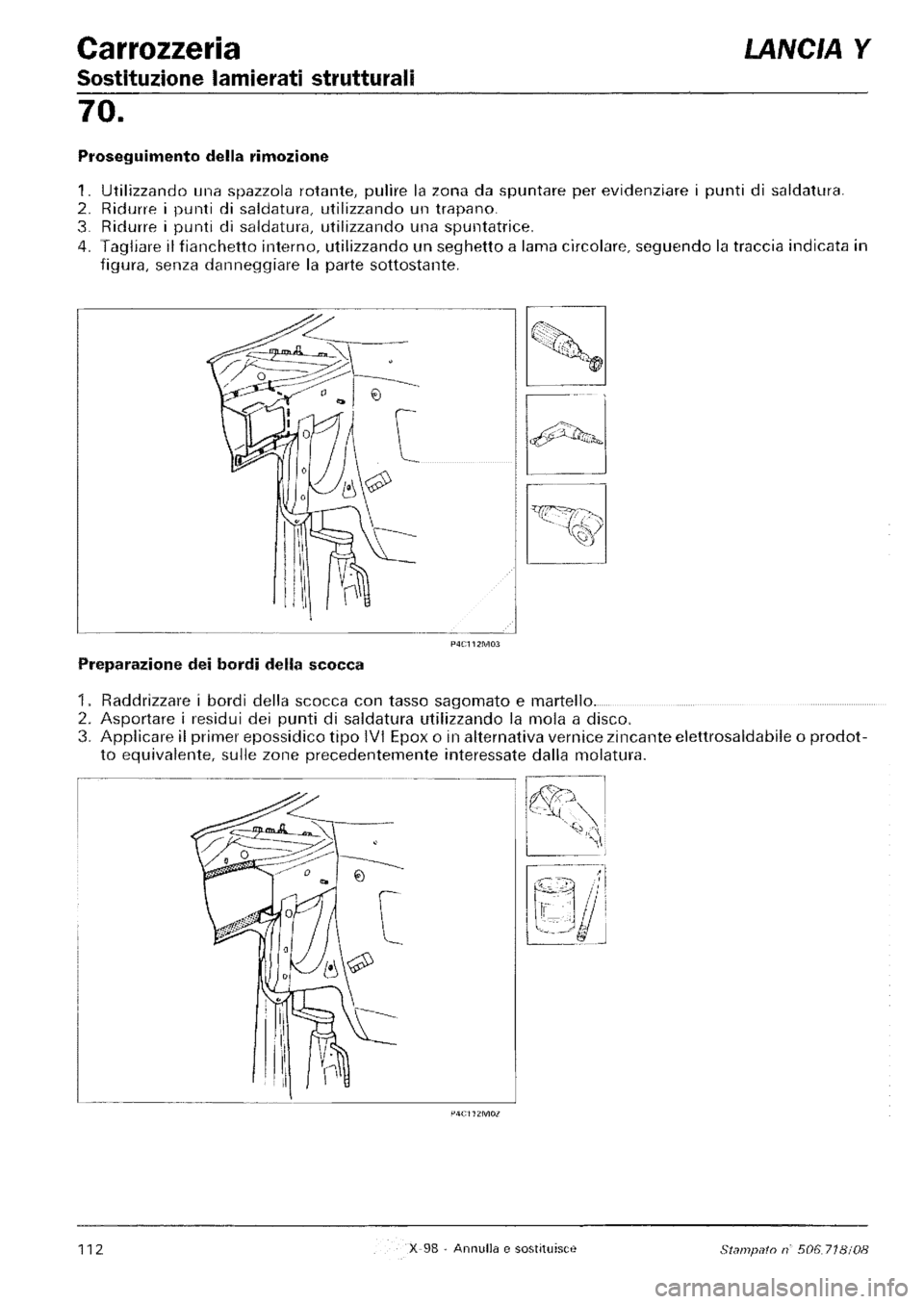 LANCIA Y 1997  Service Repair Manual 