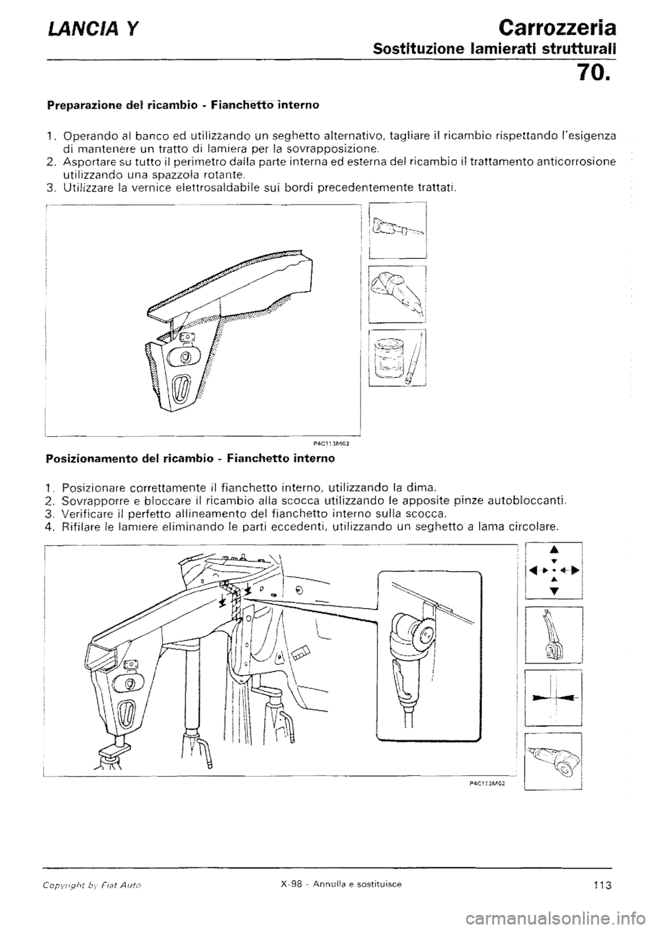 LANCIA Y 1997  Service Repair Manual 