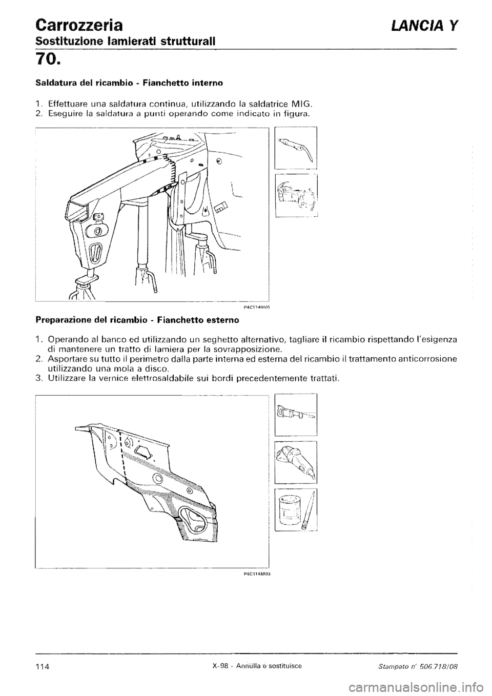 LANCIA Y 1997  Service Repair Manual 