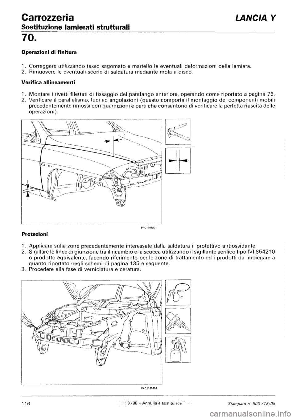 LANCIA Y 1997  Service Repair Manual 