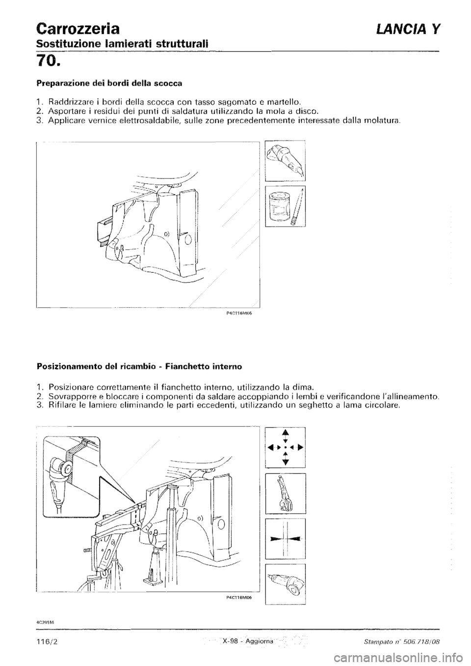 LANCIA Y 1997 Service Repair Manual LANCIA Y 1997 Service Repair Manual