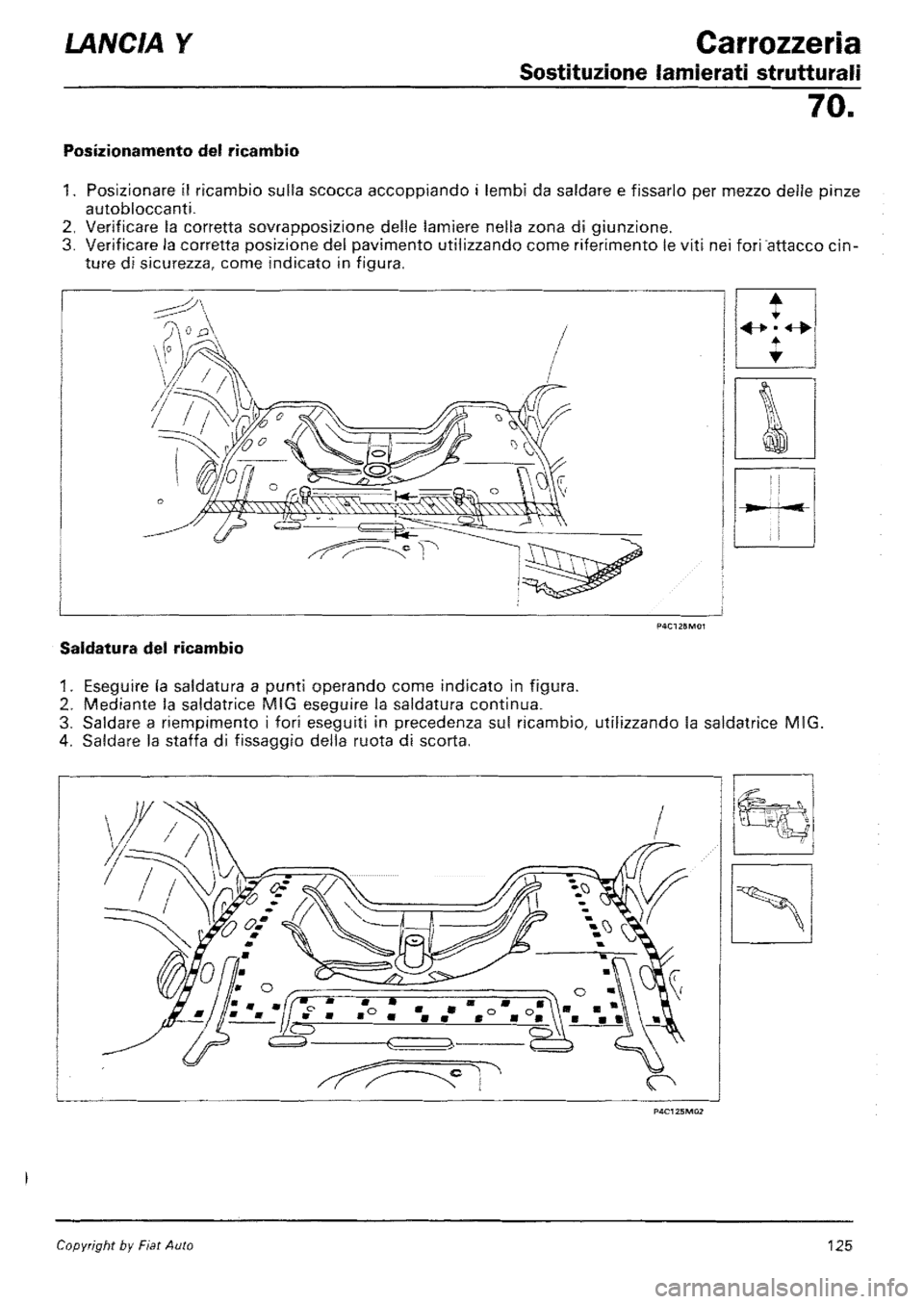 LANCIA Y 1997 Service Repair Manual LANCIA Y 1997 Service Repair Manual