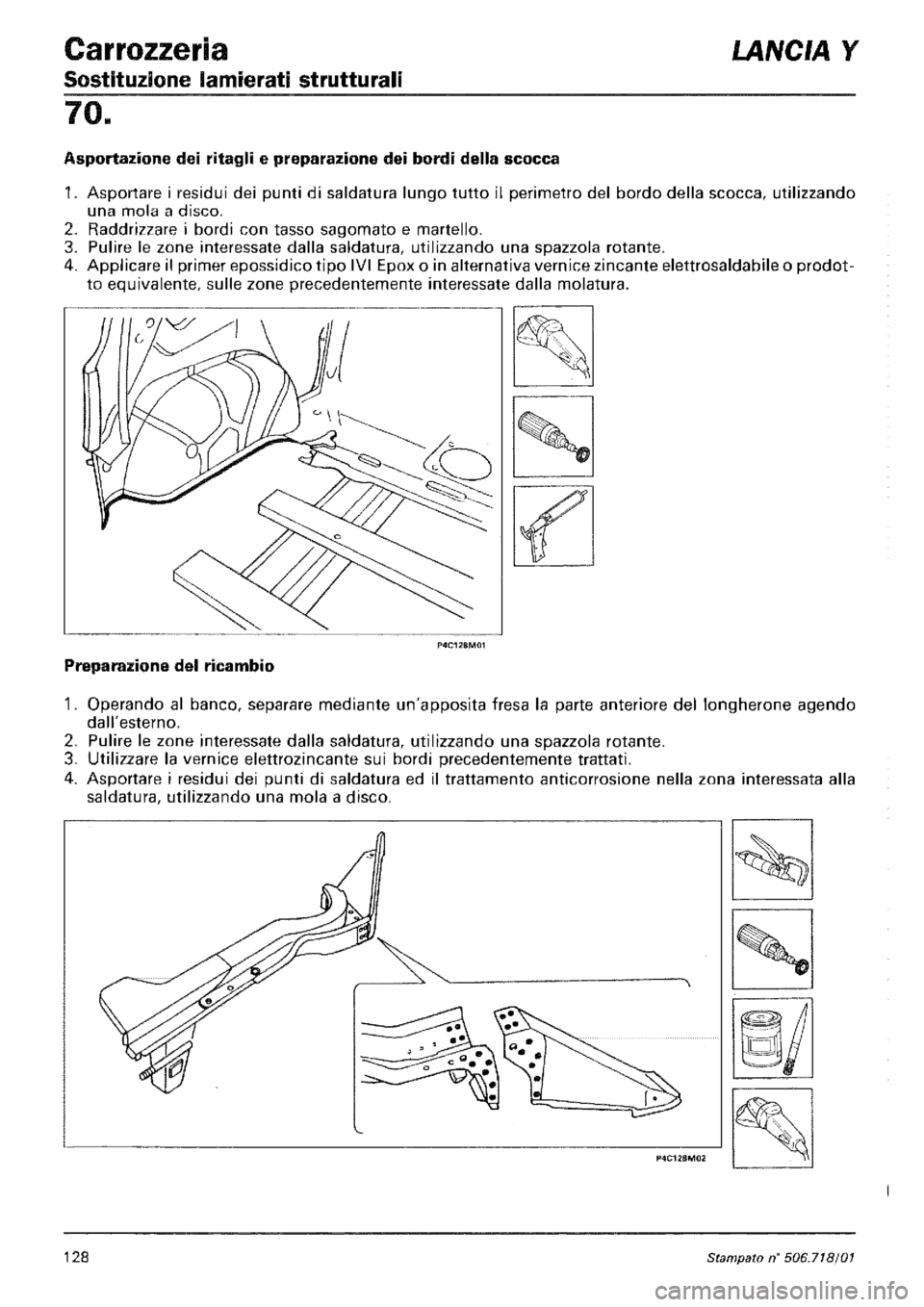 LANCIA Y 1997 Service Repair Manual LANCIA Y 1997 Service Repair Manual