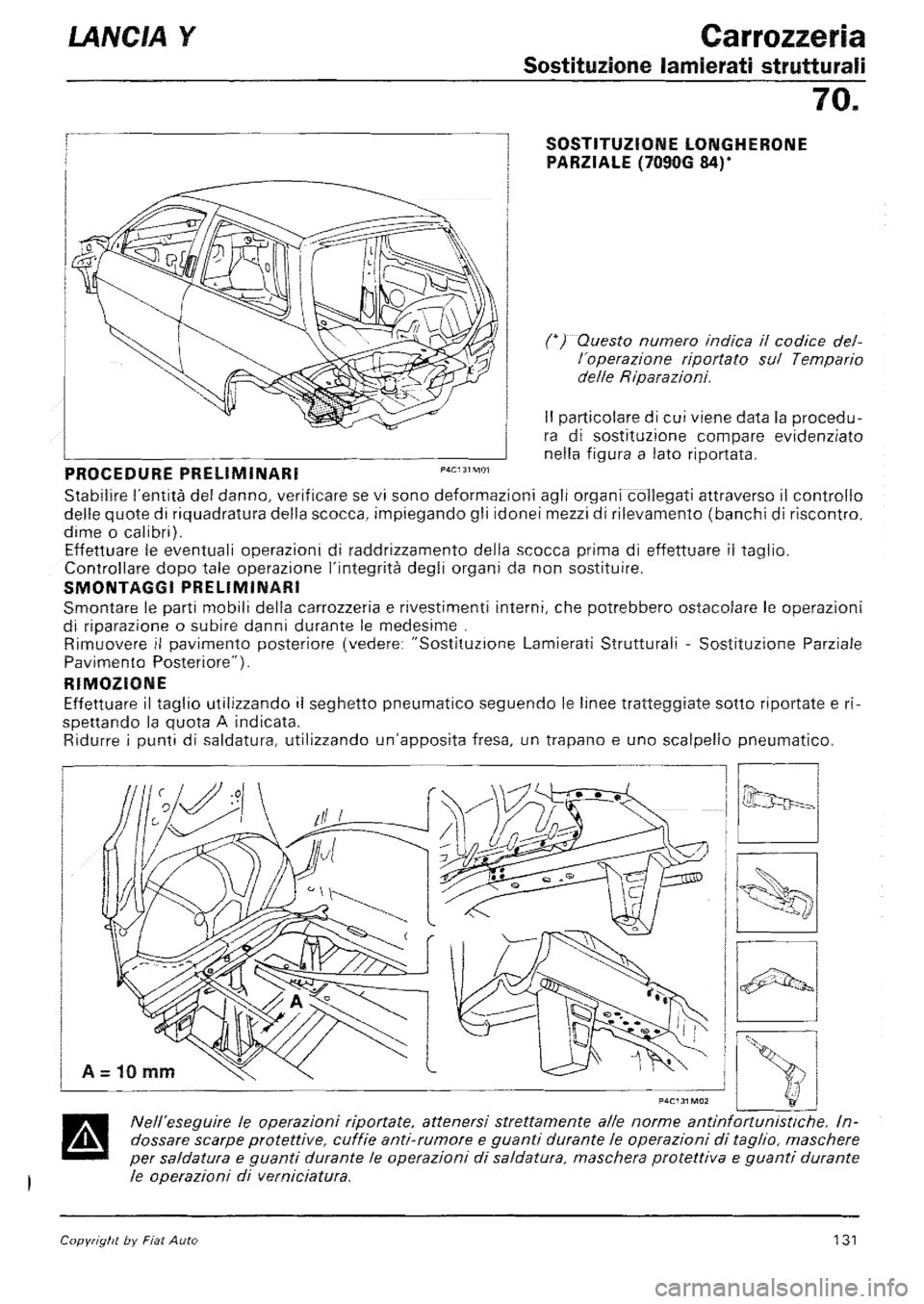 LANCIA Y 1997 Service Repair Manual LANCIA Y 1997 Service Repair Manual