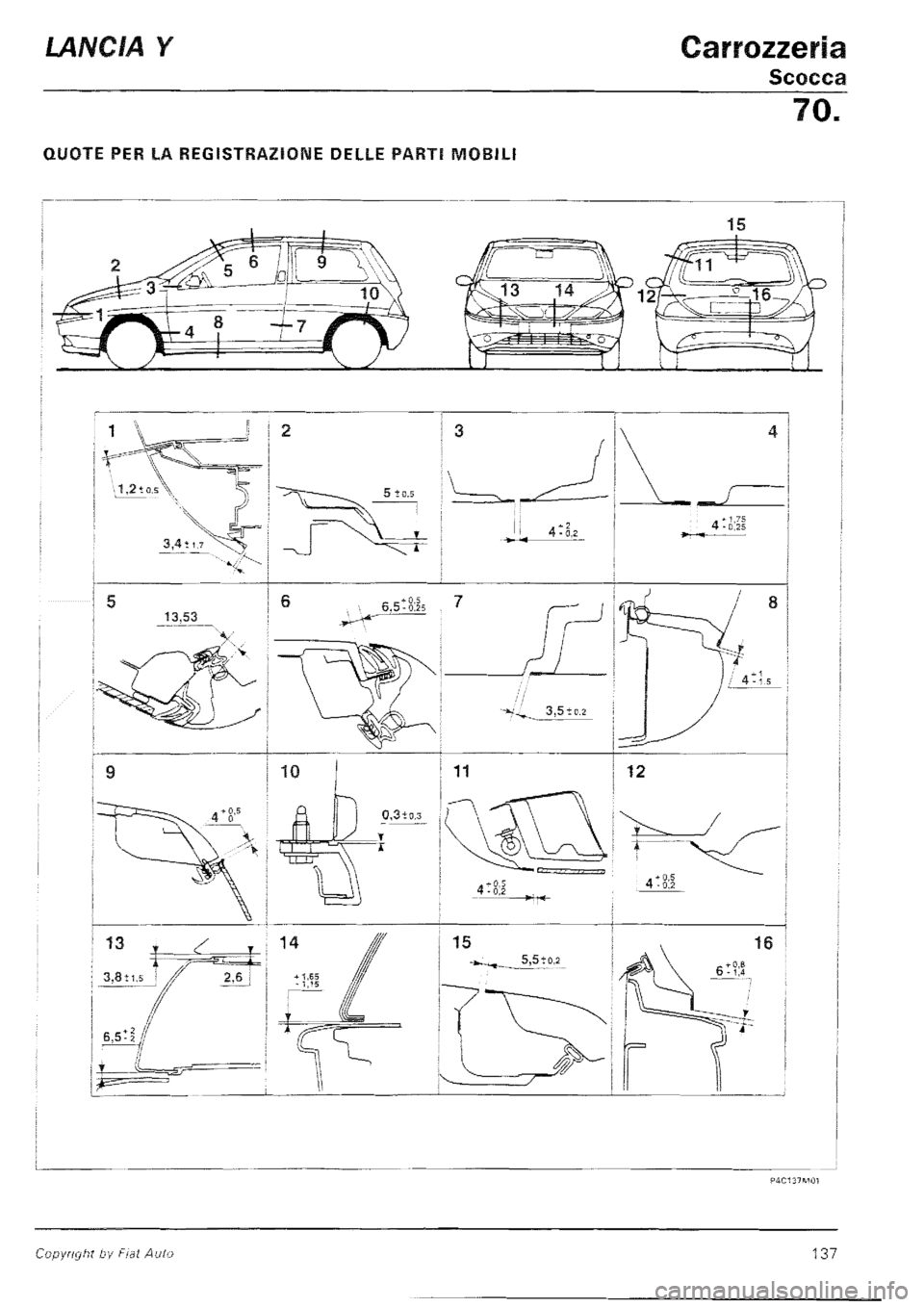 LANCIA Y 1997 Service Repair Manual LANCIA Y 1997 Service Repair Manual