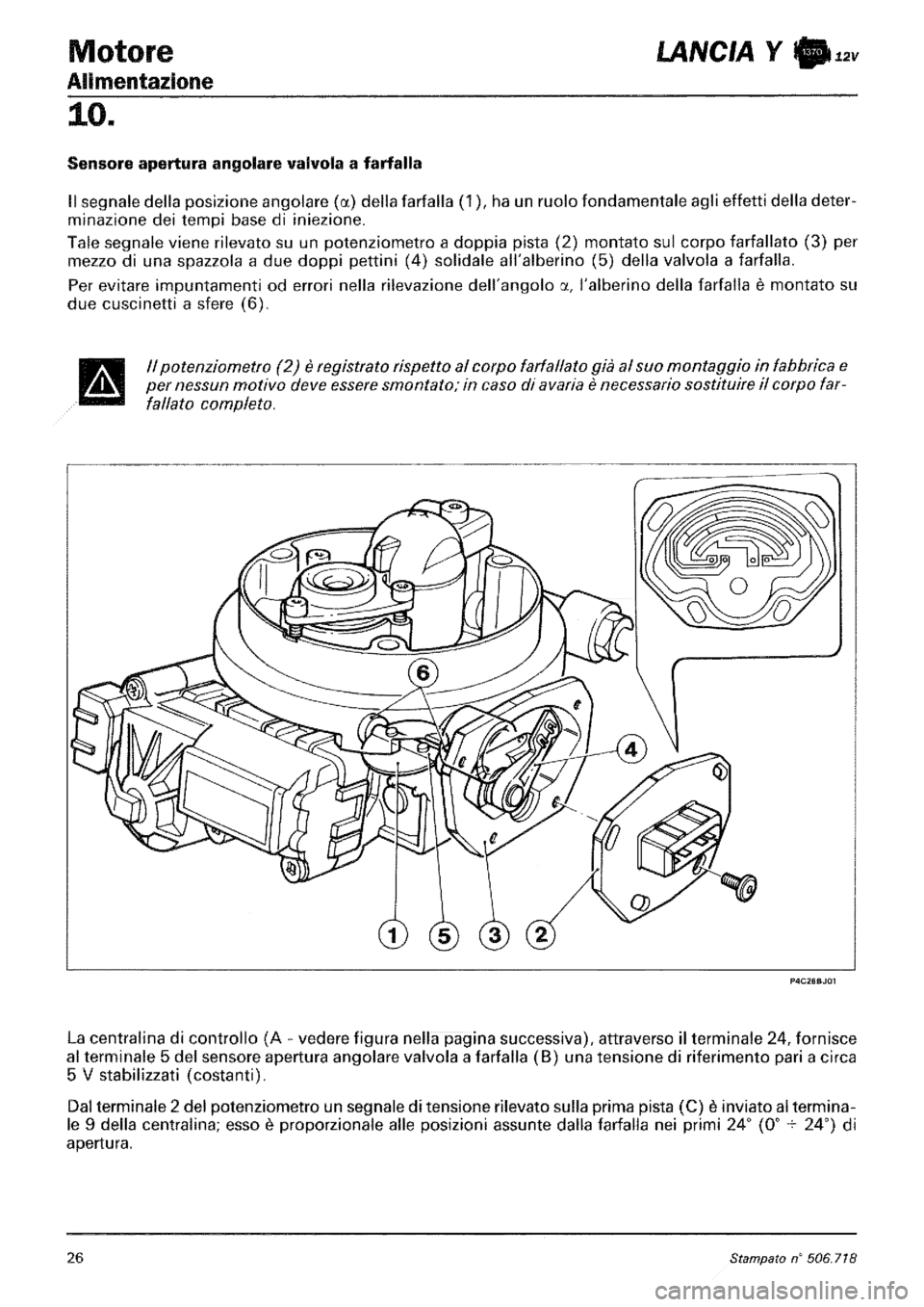 LANCIA Y 1997 Service Repair Manual LANCIA Y 1997 Service Repair Manual
