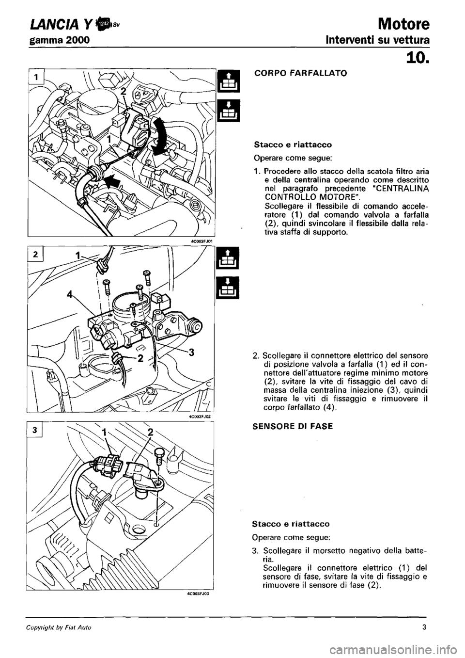 LANCIA Y 1997 Service Repair Manual LANCIA Y 1997 Service Repair Manual