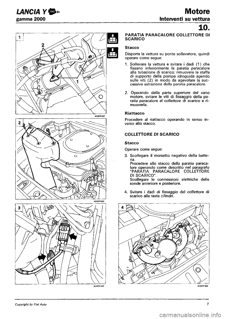 LANCIA Y 1997 Service Repair Manual LANCIA Y 1997 Service Repair Manual