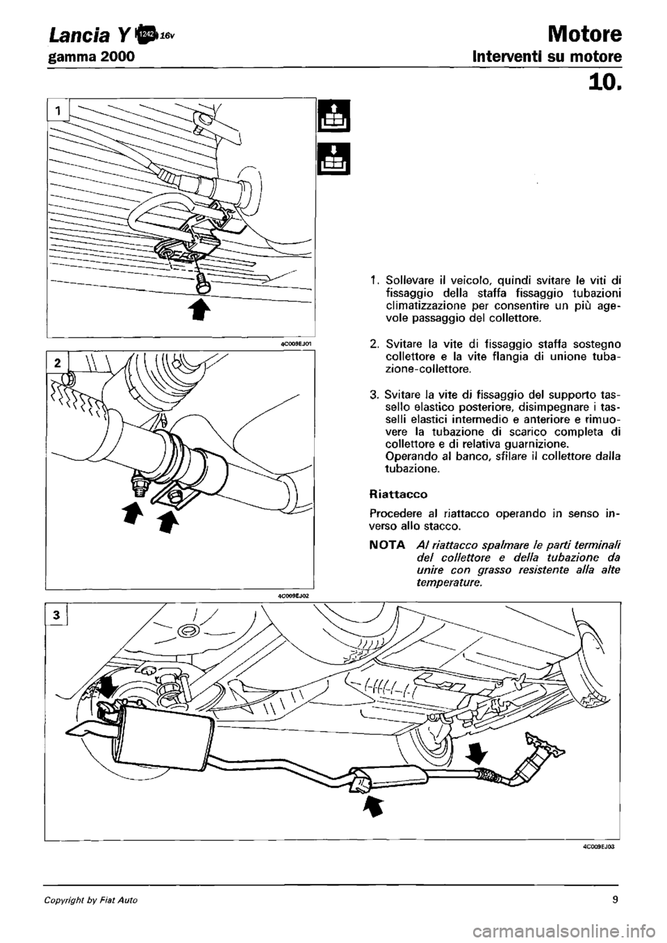 LANCIA Y 1997 Service Repair Manual LANCIA Y 1997 Service Repair Manual