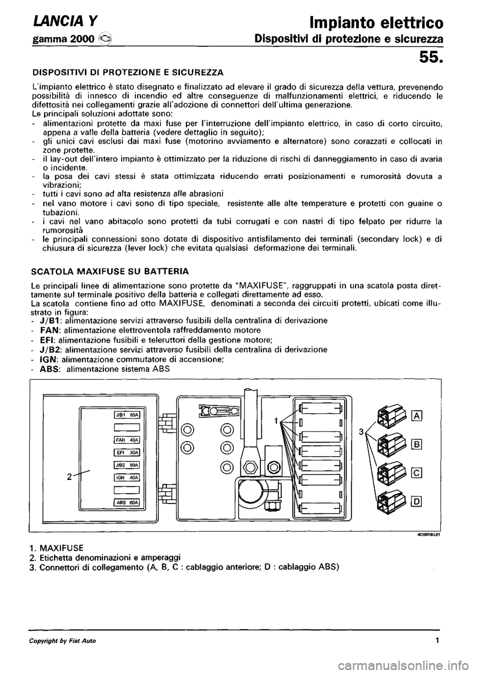 LANCIA Y 1997 Service Repair Manual LANCIA Y 1997 Service Repair Manual