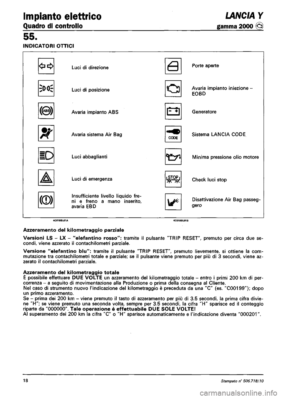 LANCIA Y 1997 Service Repair Manual LANCIA Y 1997 Service Repair Manual