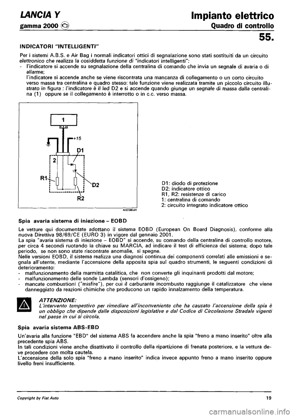 LANCIA Y 1997 Service Repair Manual LANCIA Y 1997 Service Repair Manual