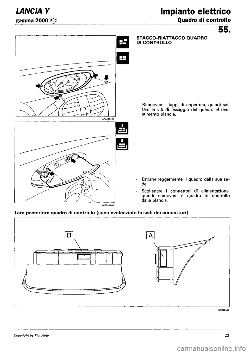 LANCIA Y 1997 Service Repair Manual LANCIA Y 1997 Service Repair Manual