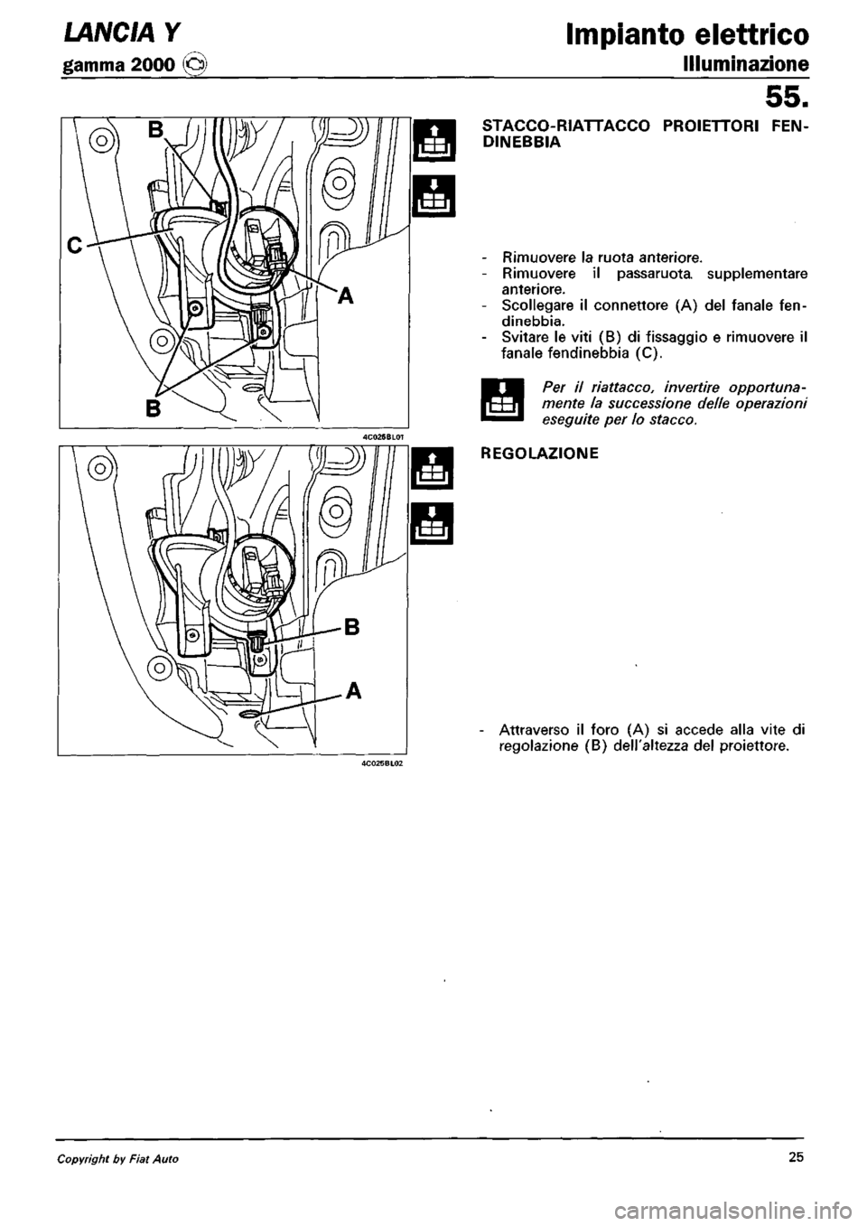 LANCIA Y 1997 Service Repair Manual LANCIA Y 1997 Service Repair Manual