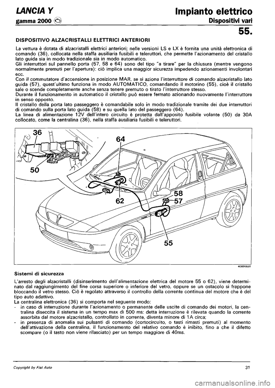 LANCIA Y 1997 Service Repair Manual LANCIA Y 1997 Service Repair Manual
