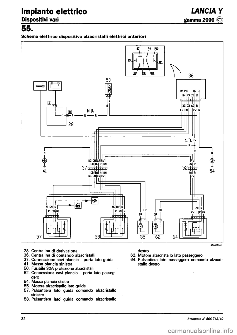 LANCIA Y 1997 Service Repair Manual LANCIA Y 1997 Service Repair Manual