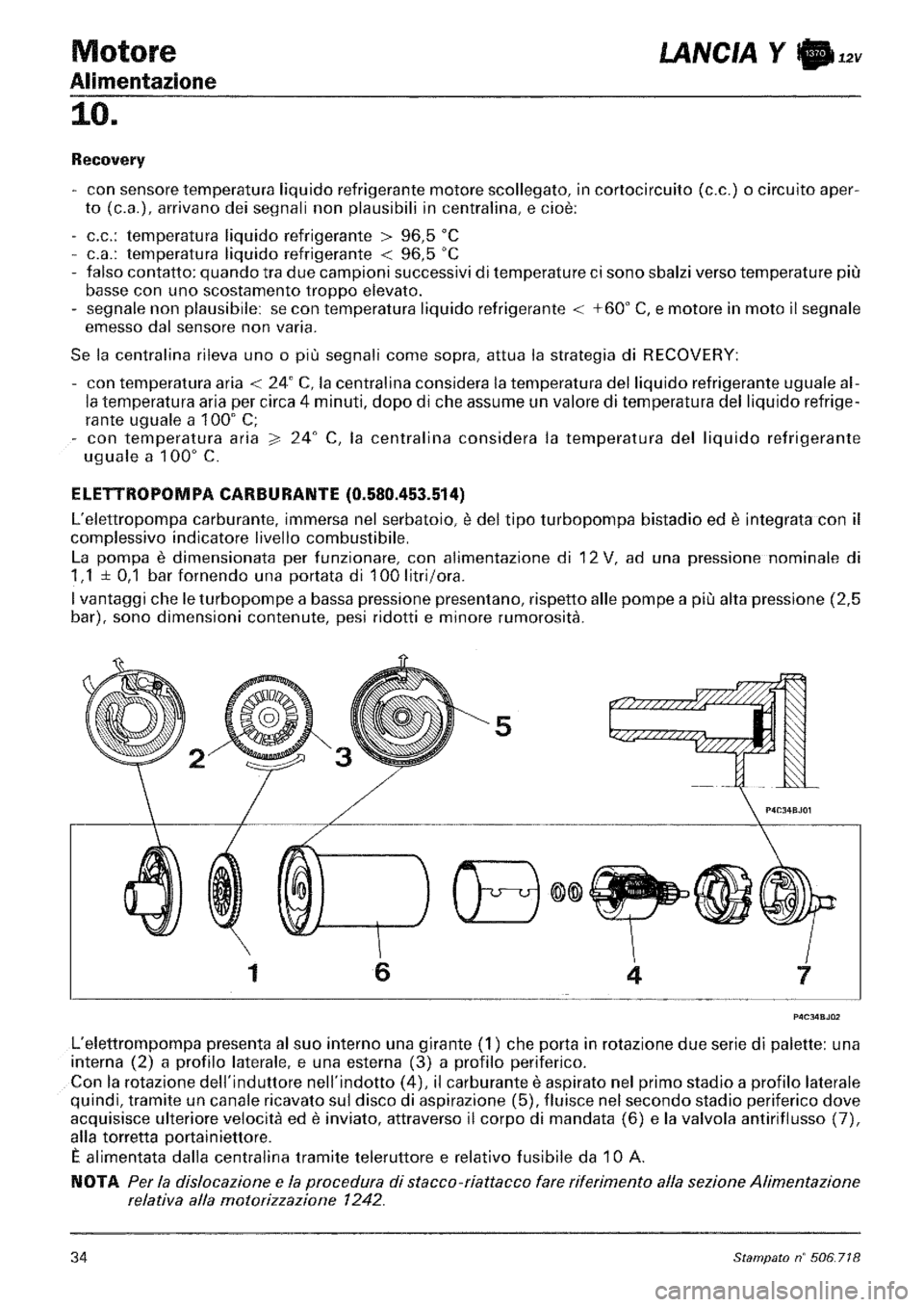LANCIA Y 1997 Service Repair Manual LANCIA Y 1997 Service Repair Manual