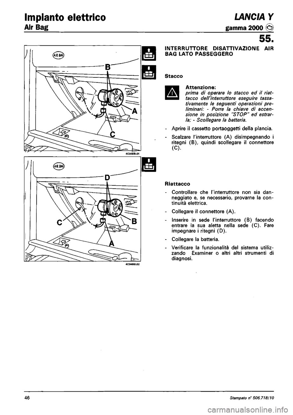 LANCIA Y 1997 Service Repair Manual LANCIA Y 1997 Service Repair Manual