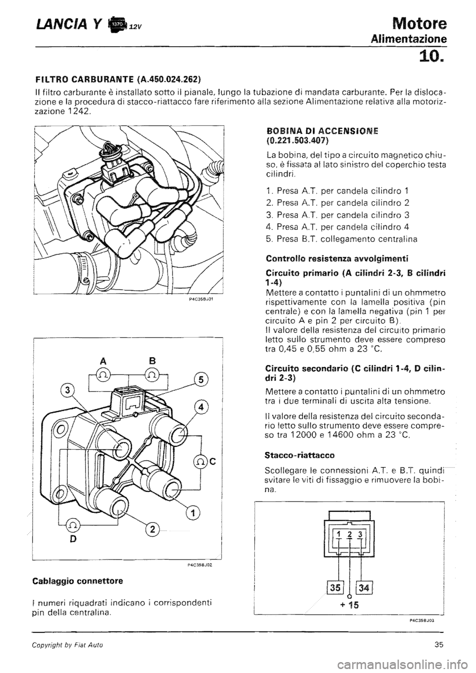 LANCIA Y 1997 Service Repair Manual LANCIA Y 1997 Service Repair Manual