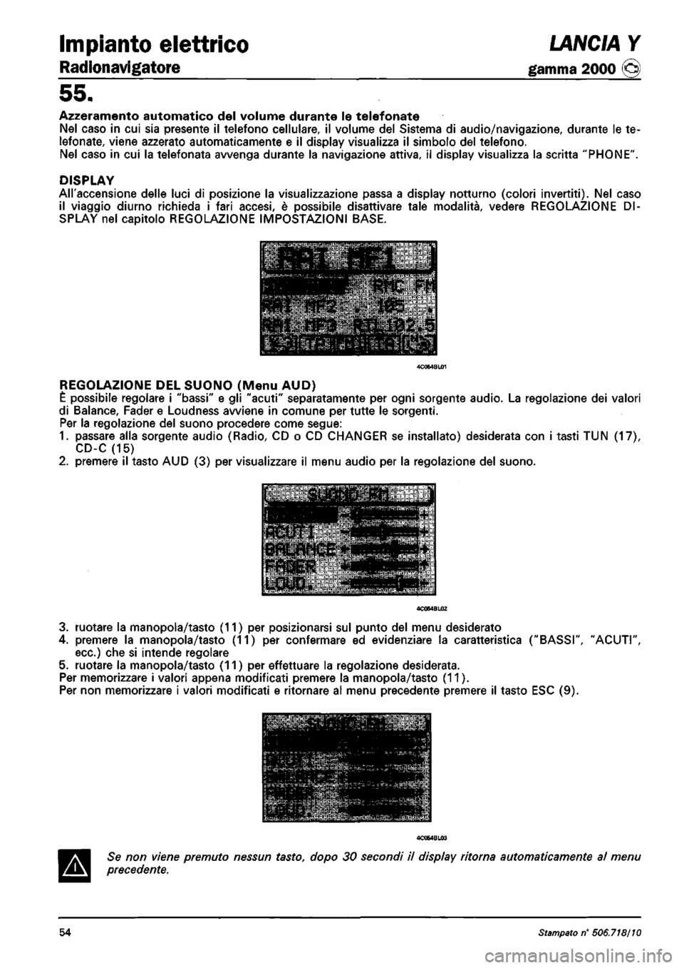 LANCIA Y 1997 Service Repair Manual LANCIA Y 1997 Service Repair Manual