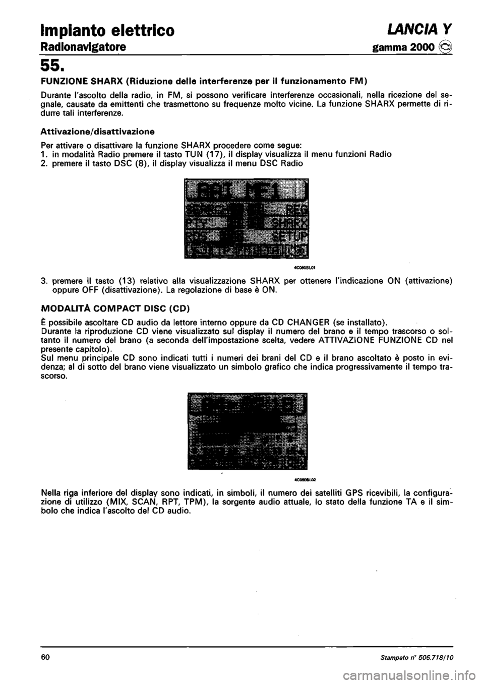 LANCIA Y 1997 Service Repair Manual LANCIA Y 1997 Service Repair Manual
