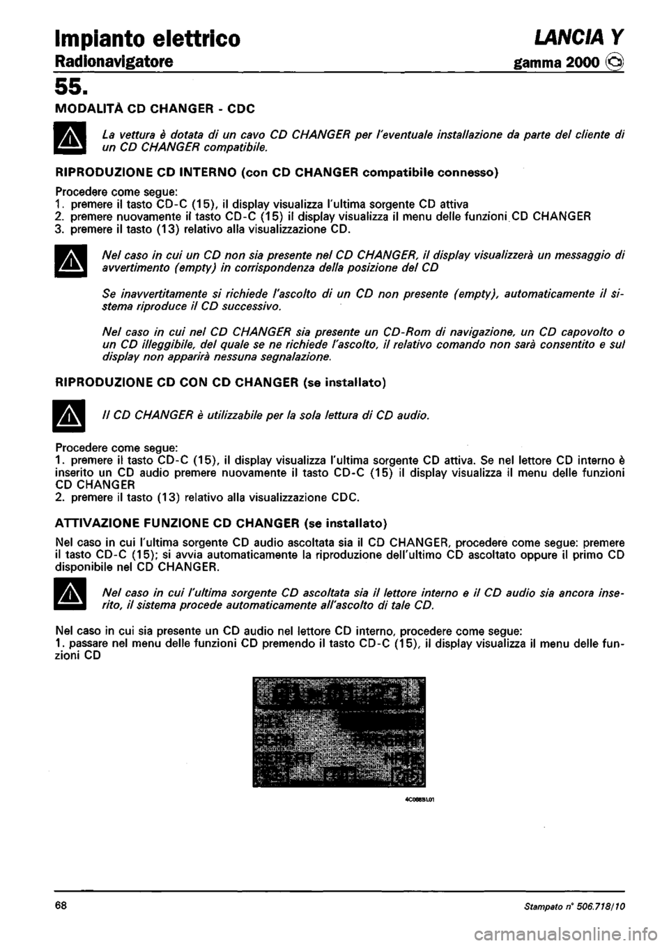 LANCIA Y 1997 Service Repair Manual LANCIA Y 1997 Service Repair Manual