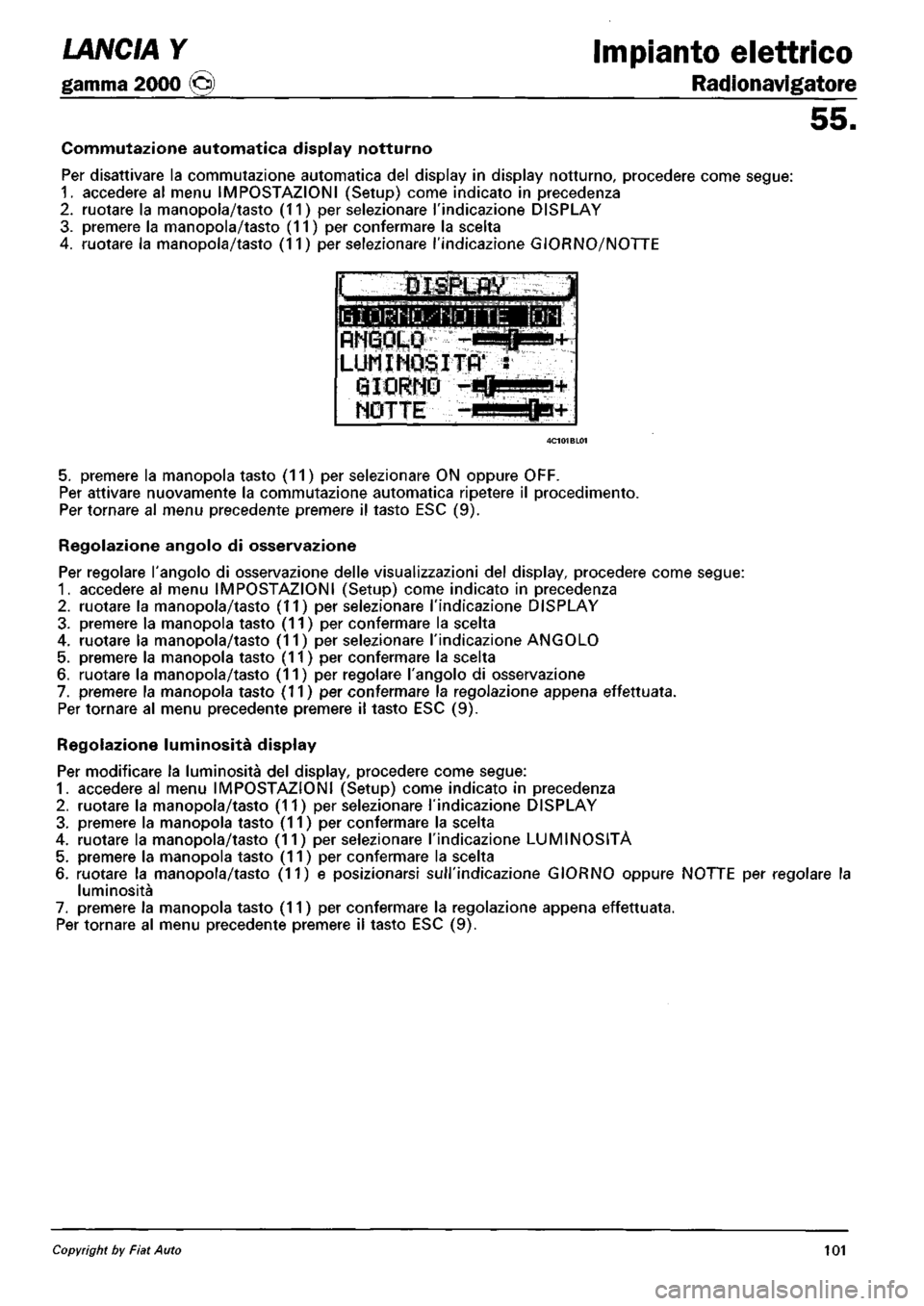 LANCIA Y 1997 Service Repair Manual LANCIA Y 1997 Service Repair Manual