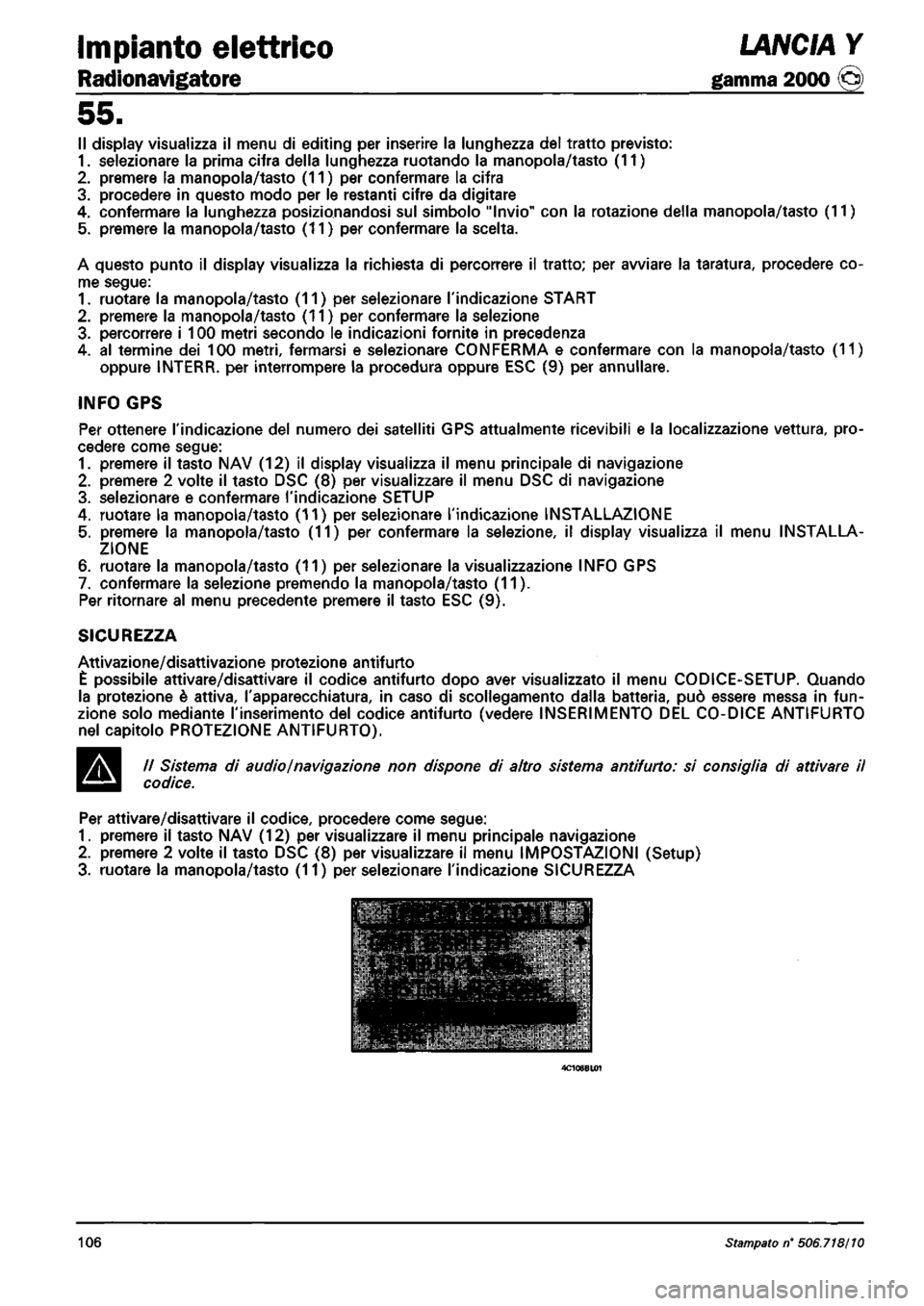 LANCIA Y 1997 Service Repair Manual LANCIA Y 1997 Service Repair Manual