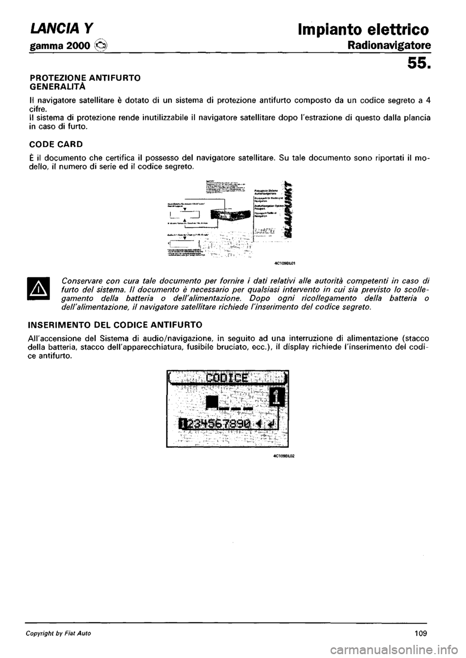 LANCIA Y 1997 Service Repair Manual LANCIA Y 1997 Service Repair Manual