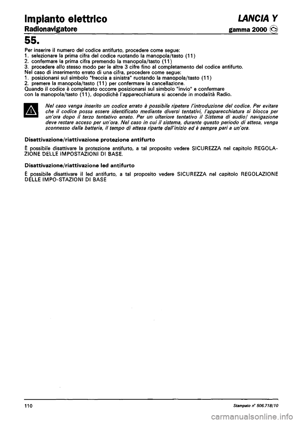 LANCIA Y 1997 Service Repair Manual LANCIA Y 1997 Service Repair Manual