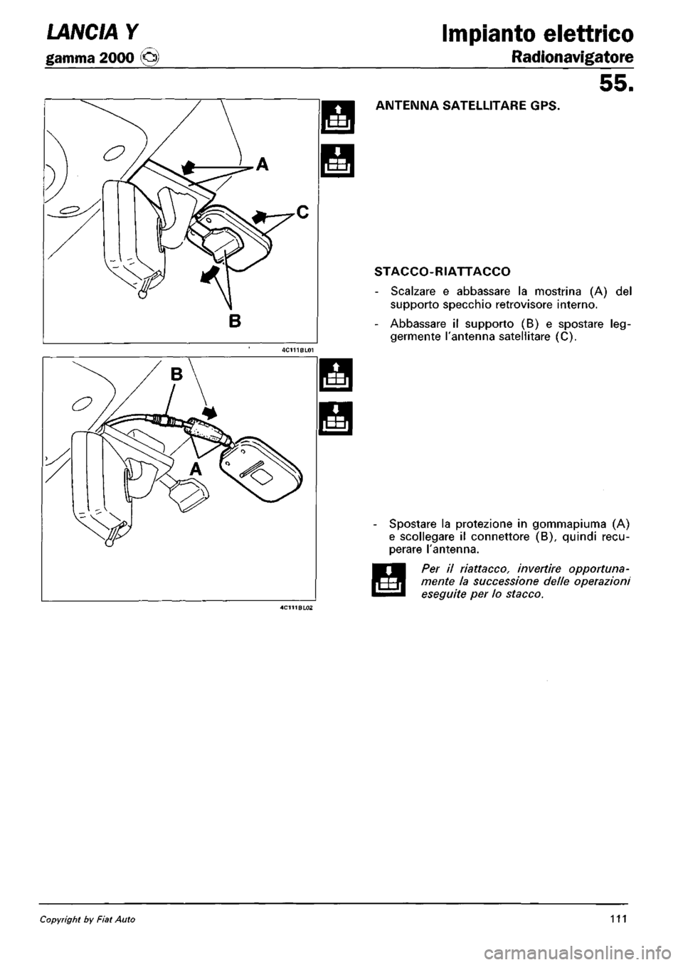 LANCIA Y 1997 Service Repair Manual LANCIA Y 1997 Service Repair Manual