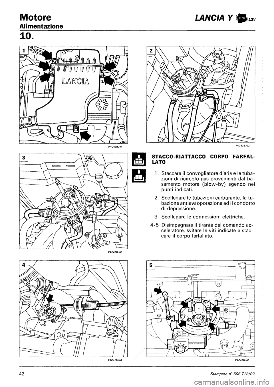 LANCIA Y 1997 Service Repair Manual LANCIA Y 1997 Service Repair Manual