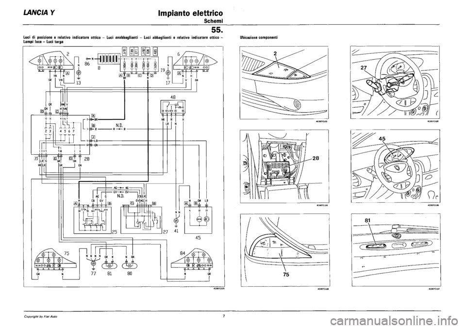 LANCIA Y 1997 Service Repair Manual LANCIA Y 1997 Service Repair Manual