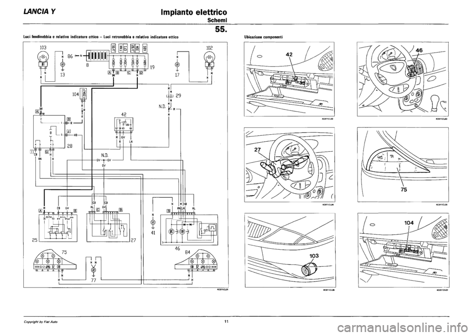LANCIA Y 1997 Service Repair Manual LANCIA Y 1997 Service Repair Manual