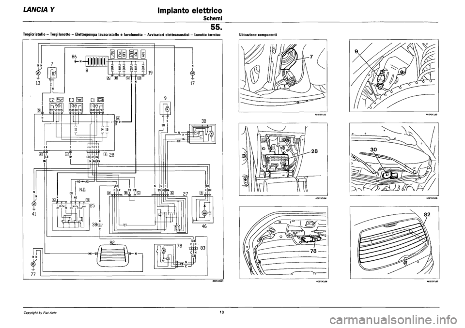 LANCIA Y 1997 Service Repair Manual LANCIA Y 1997 Service Repair Manual