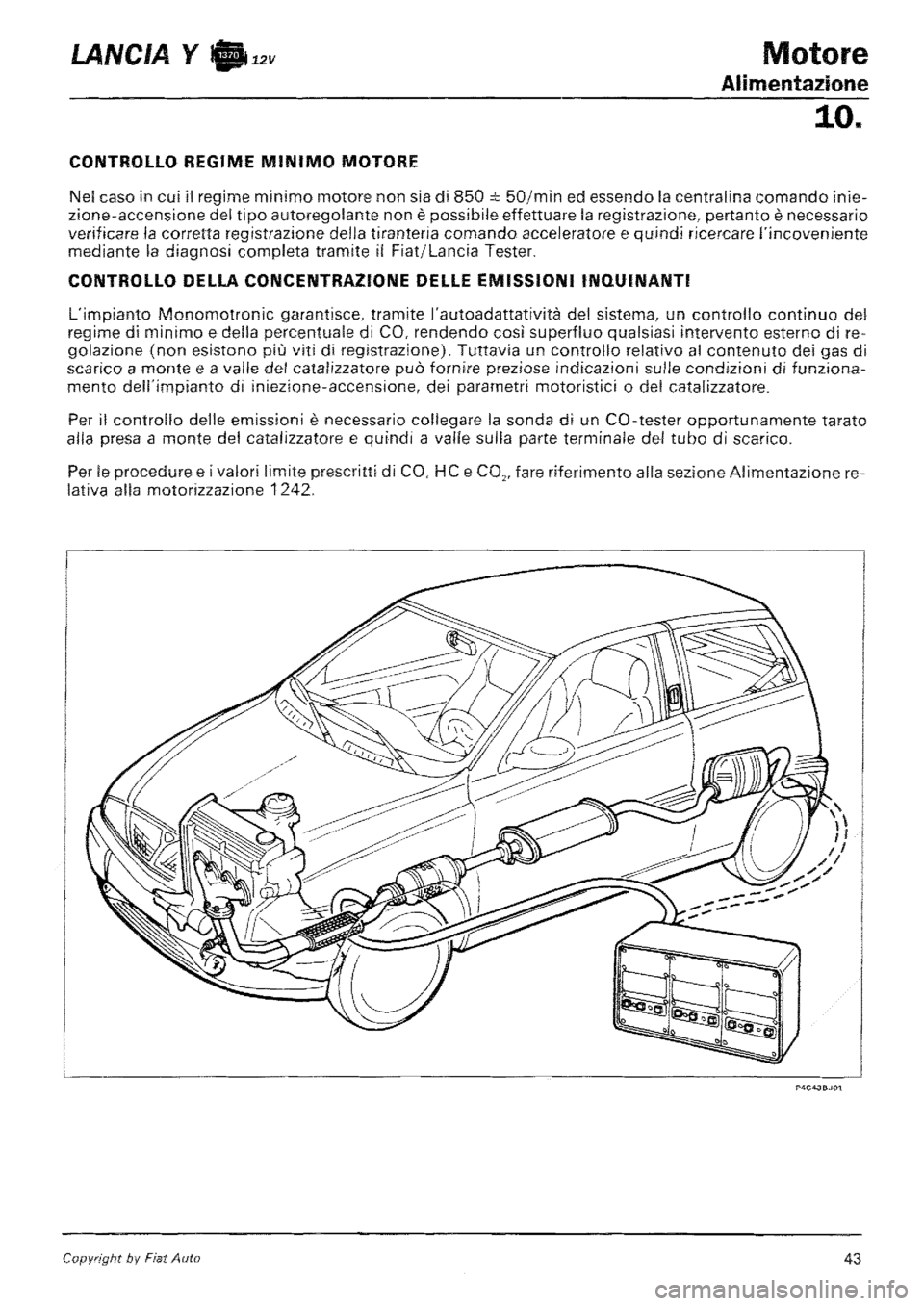 LANCIA Y 1997 Service Repair Manual LANCIA Y 1997 Service Repair Manual