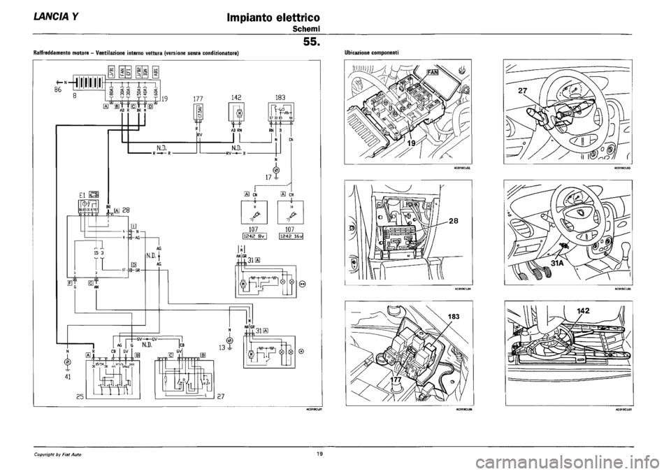 LANCIA Y 1997 Service Repair Manual LANCIA Y 1997 Service Repair Manual