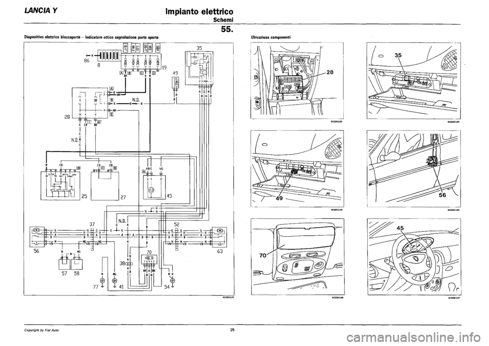 LANCIA Y 1997 Service Repair Manual LANCIA Y 1997 Service Repair Manual