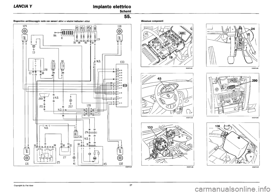 LANCIA Y 1997 Service Repair Manual LANCIA Y 1997 Service Repair Manual