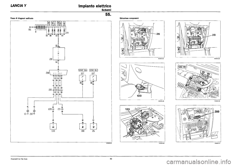 LANCIA Y 1997 Service Repair Manual LANCIA Y 1997 Service Repair Manual