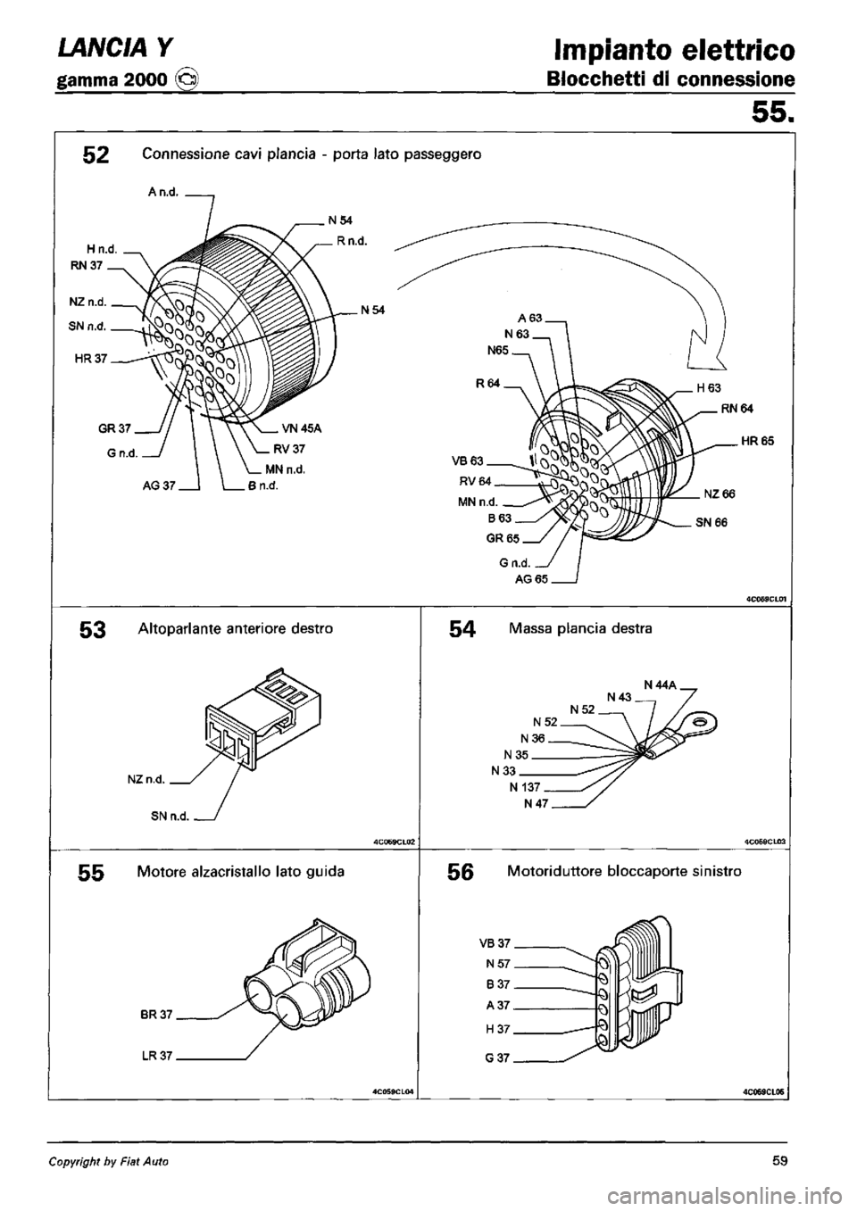 LANCIA Y 1997 Service Repair Manual LANCIA Y 1997 Service Repair Manual