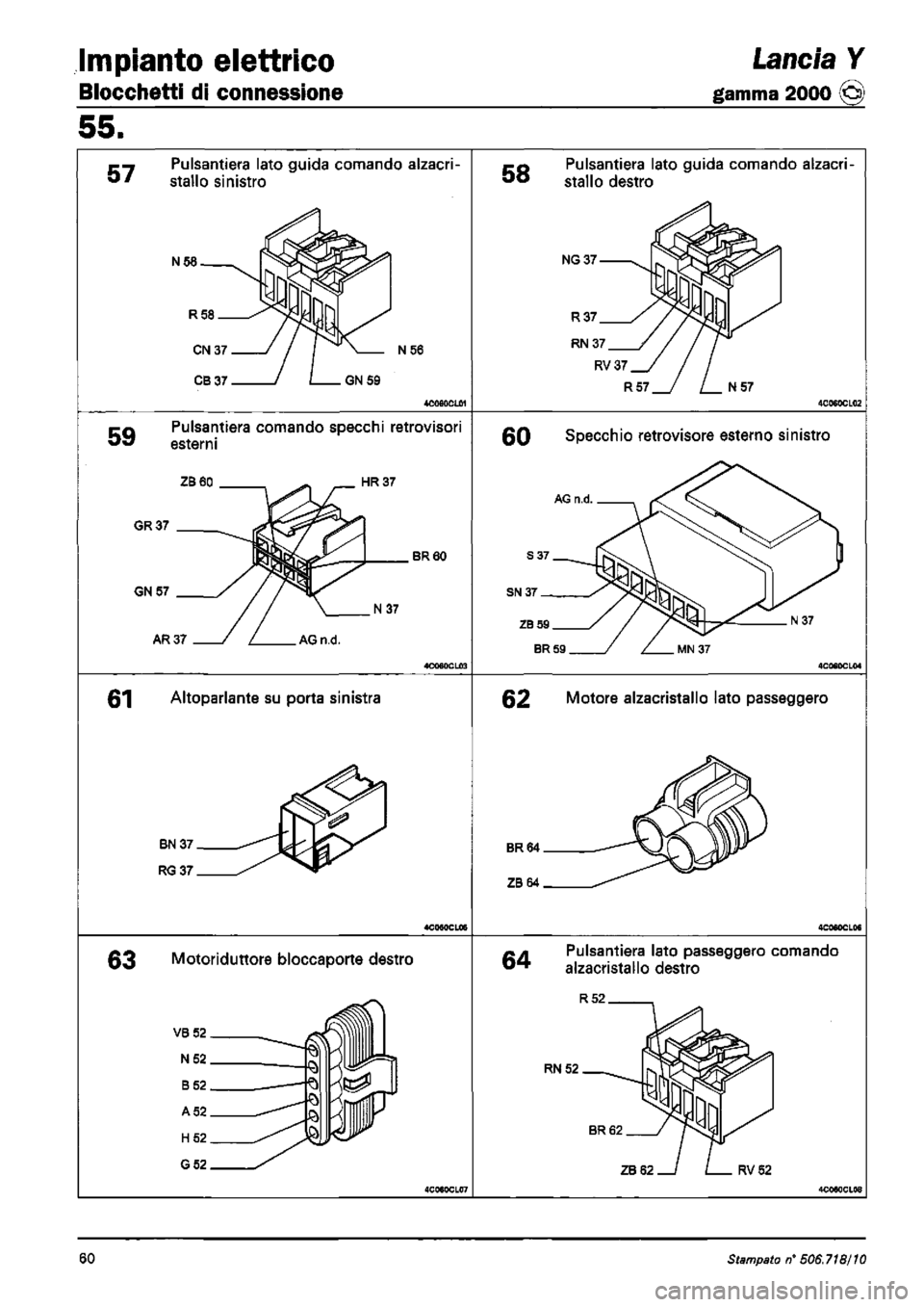 LANCIA Y 1997 Service Repair Manual LANCIA Y 1997 Service Repair Manual