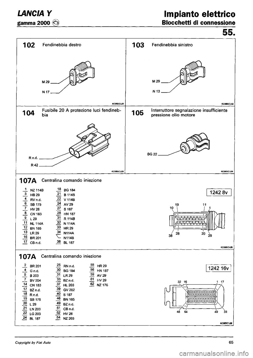 LANCIA Y 1997 Service Repair Manual LANCIA Y 1997 Service Repair Manual
