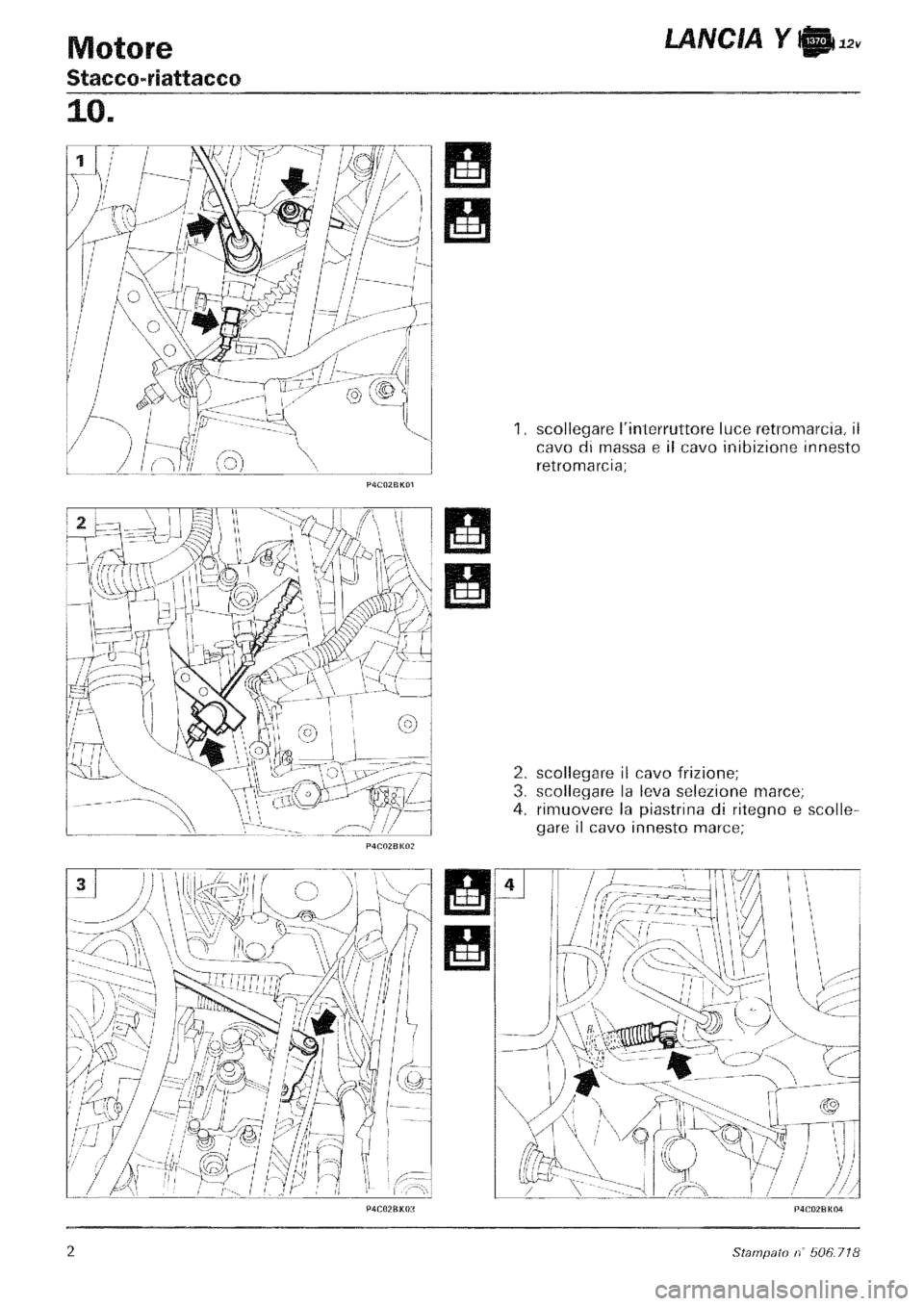 LANCIA Y 1997 Service Repair Manual LANCIA Y 1997 Service Repair Manual