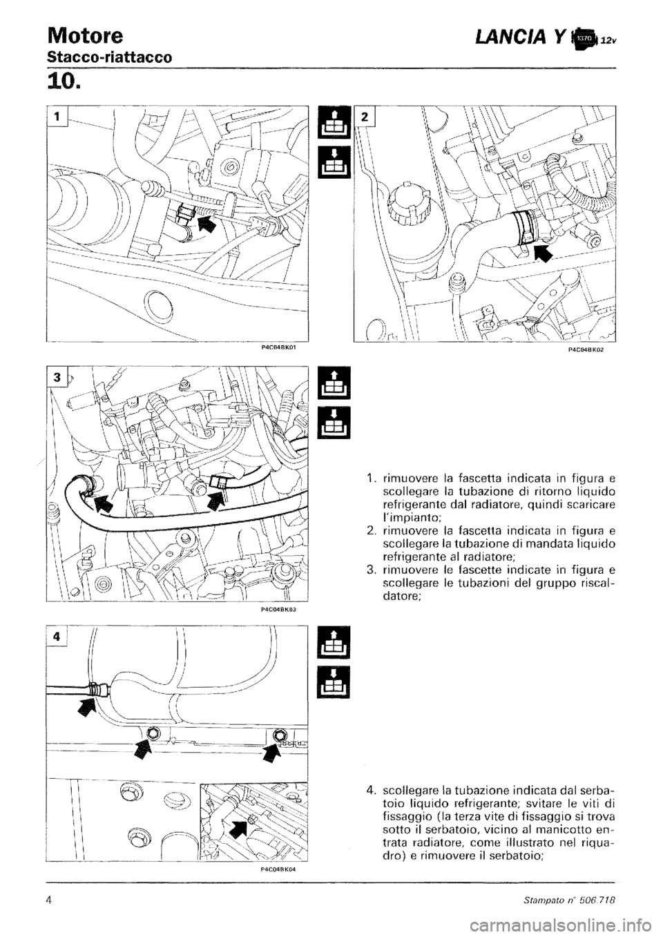 LANCIA Y 1997 Service Repair Manual LANCIA Y 1997 Service Repair Manual
