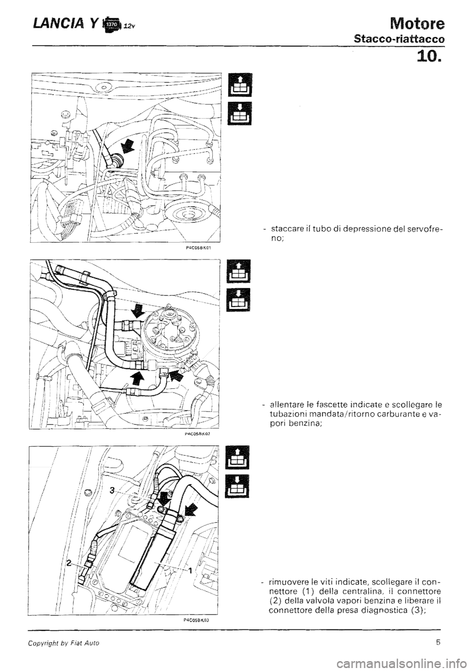 LANCIA Y 1997 Service Repair Manual LANCIA Y 1997 Service Repair Manual