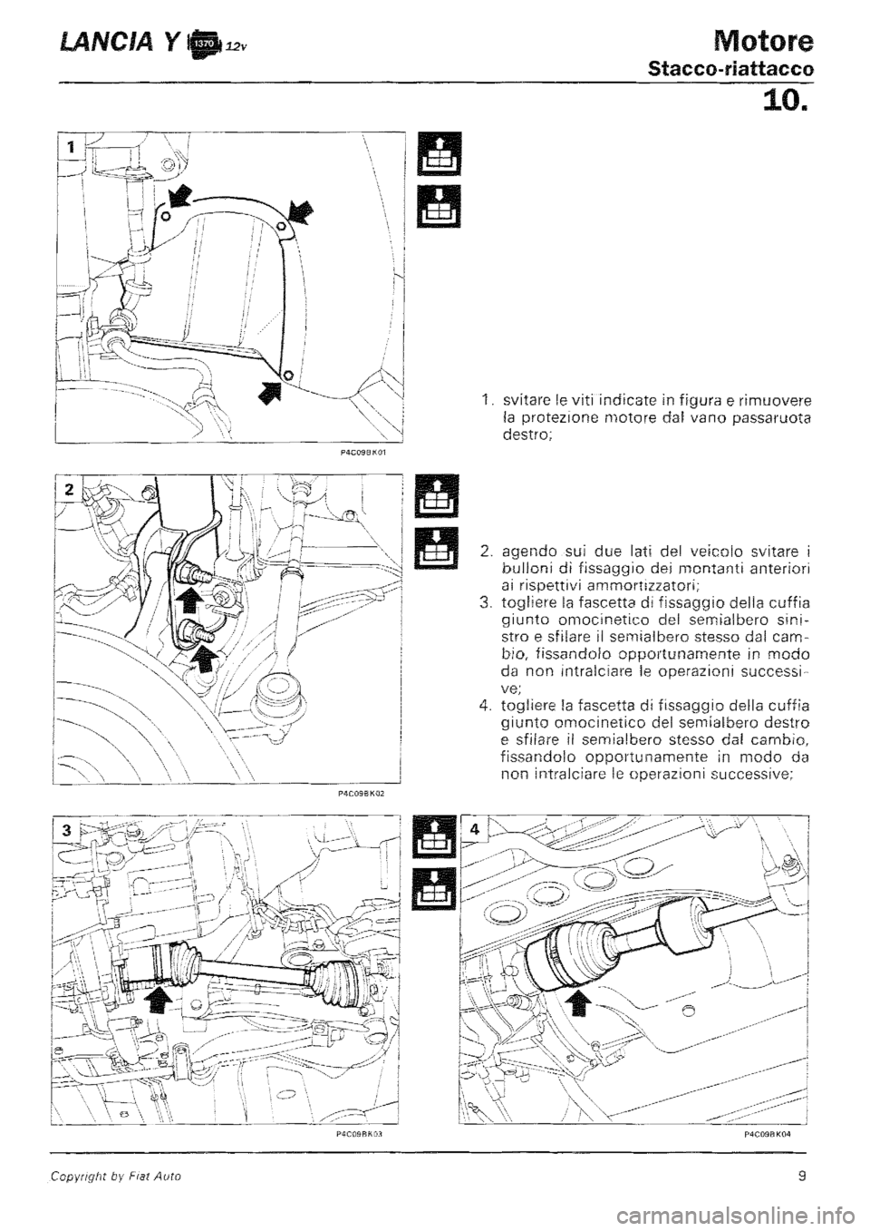 LANCIA Y 1997 Service Repair Manual LANCIA Y 1997 Service Repair Manual
