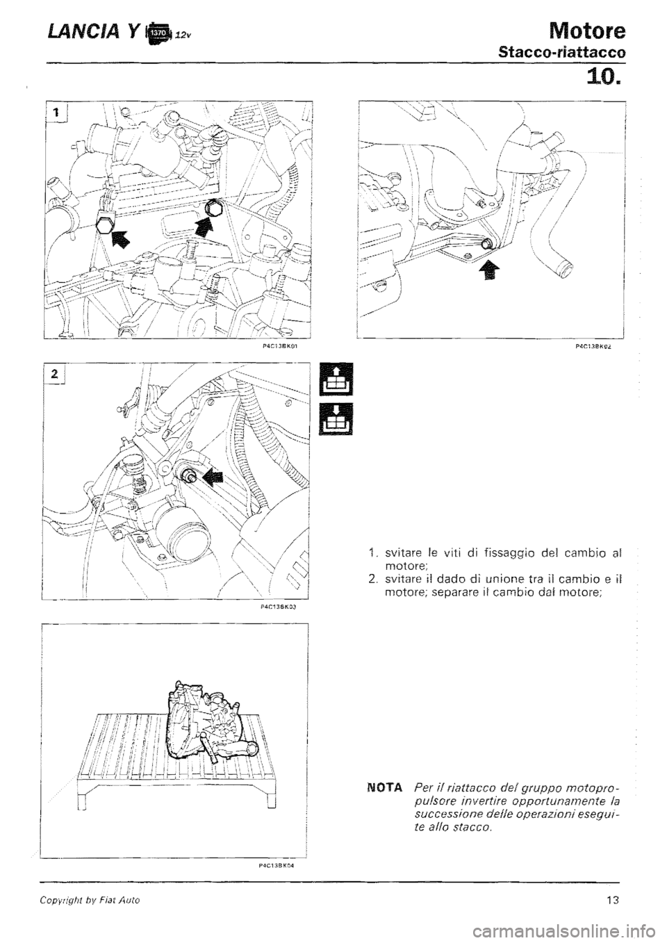 LANCIA Y 1997 Service Repair Manual LANCIA Y 1997 Service Repair Manual