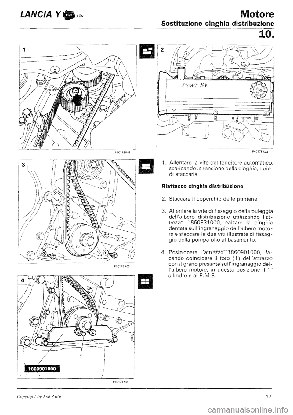LANCIA Y 1997 Service Repair Manual LANCIA Y 1997 Service Repair Manual
